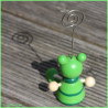 Kärtchen Bilder Halter Frosch