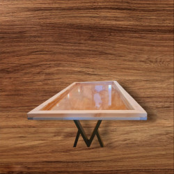 Epoxidharz-Tischform – vorgefertigte Platte für individuelle Couchtische