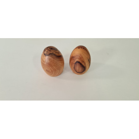 Olivenholz-Salz und Pfefferstreuer-Set