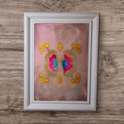 Wandbild-Epoxidharz Butterfly Abstrakt