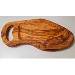 Steakbrett L36-39 RUSTIKAL mit Grifflasche und Saftrille