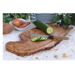 Olivenholz erleben-Tranchierbrett aus Olivenholz
