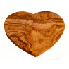 Herz 22x20  Servierbrett aus Olivenholz