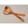 Salatbesteck MITTEL - L 30 cm aus Olivenholz