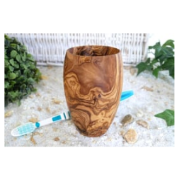 Zahnputzbecher KLEIN aus Olivenholz