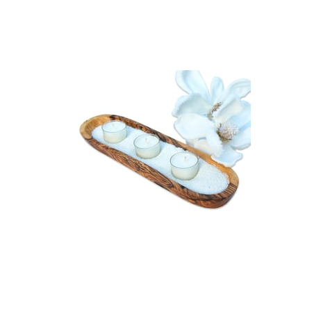 Kerzenhalter-Set WELLNESS inkl. Sand & 3 Teelichtern