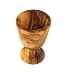 Eierbecher gedrechselt aus Olivenholz